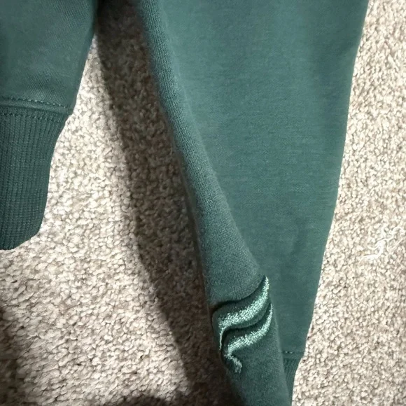 Fabletics Women’s Cropped Green Hoodie - Picture 2 of 3